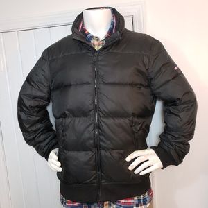 Timmy Hilfiger Black Puffer Quilted Coat